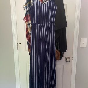 Striped jumpsuit